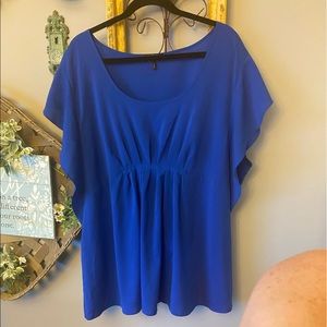 daisy fuentes flutter sleeve top